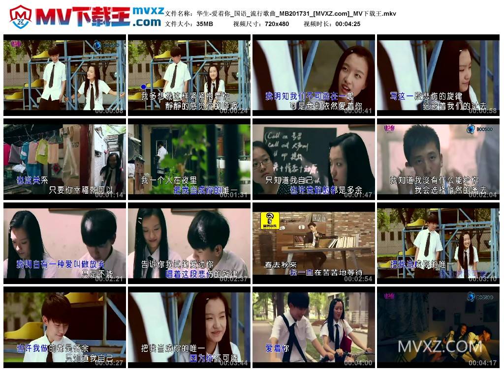 华生-爱着你_国语_流行歌曲_MB201731